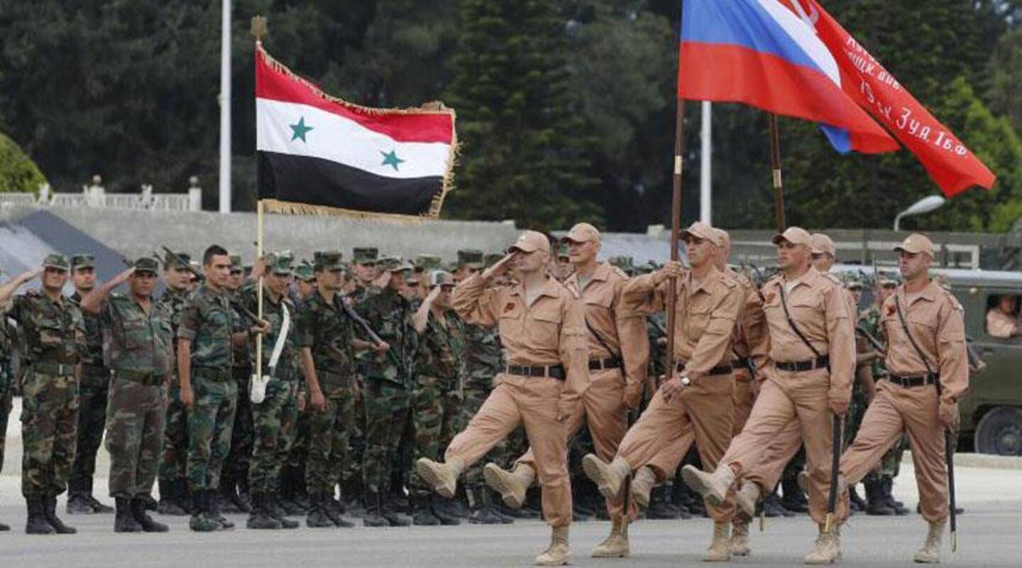 تدريبات مشتركة روسية سورية في الأجواء السورية