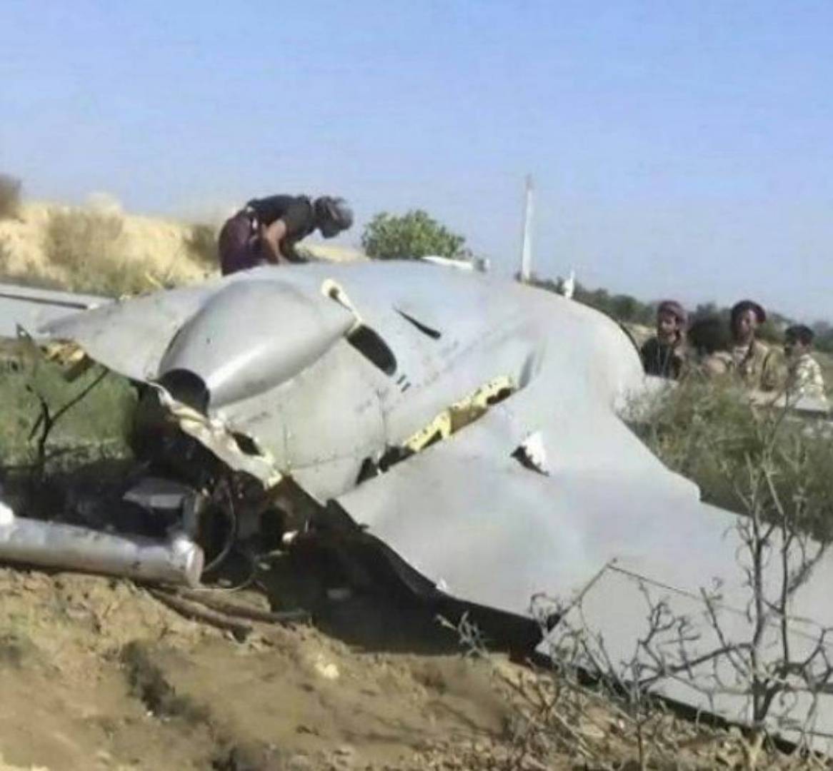 الدفاعات اليمنية تسقط طائرة تجسسية أمريكية الصنع في مأرب