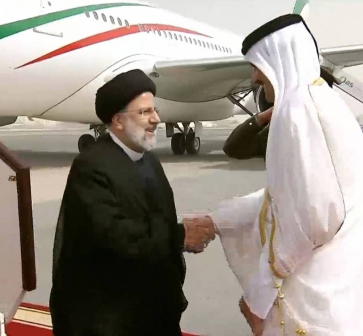 أول زيارة لدولة خليجية..الرئيس الإيراني في قطر