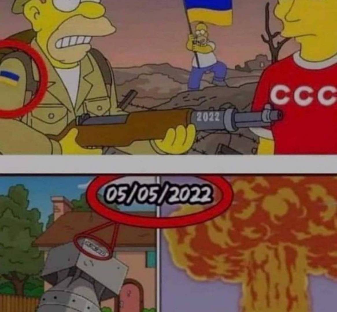 هل تنبأ مسلسل سيمبسون الأمريكي بالهجوم الروسي على أوكرانيا