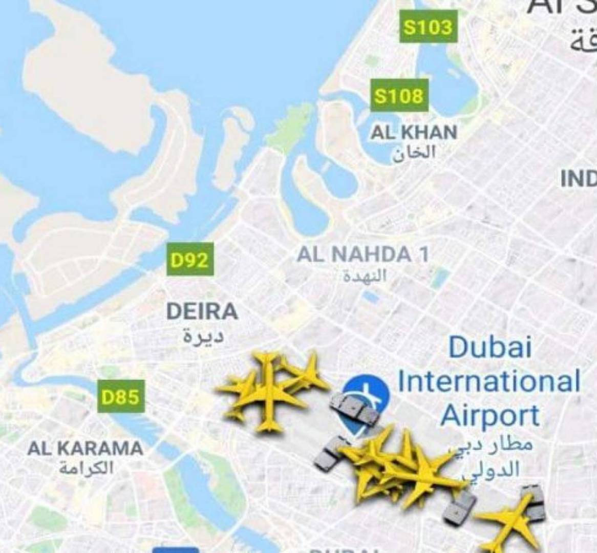 توقف حركة الملاحة الجوية في مطار أبو ظبي