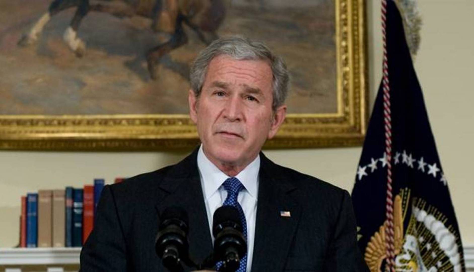 في حديثه عن أحداث أوكرانيا...زلة لسان جورج بوش.. 