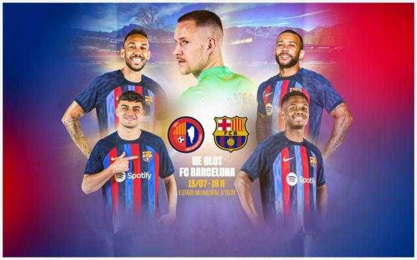 القنوات الناقلة لمباراة برشلونة ضد أولوت في كأس جامبر وموعد المباراة