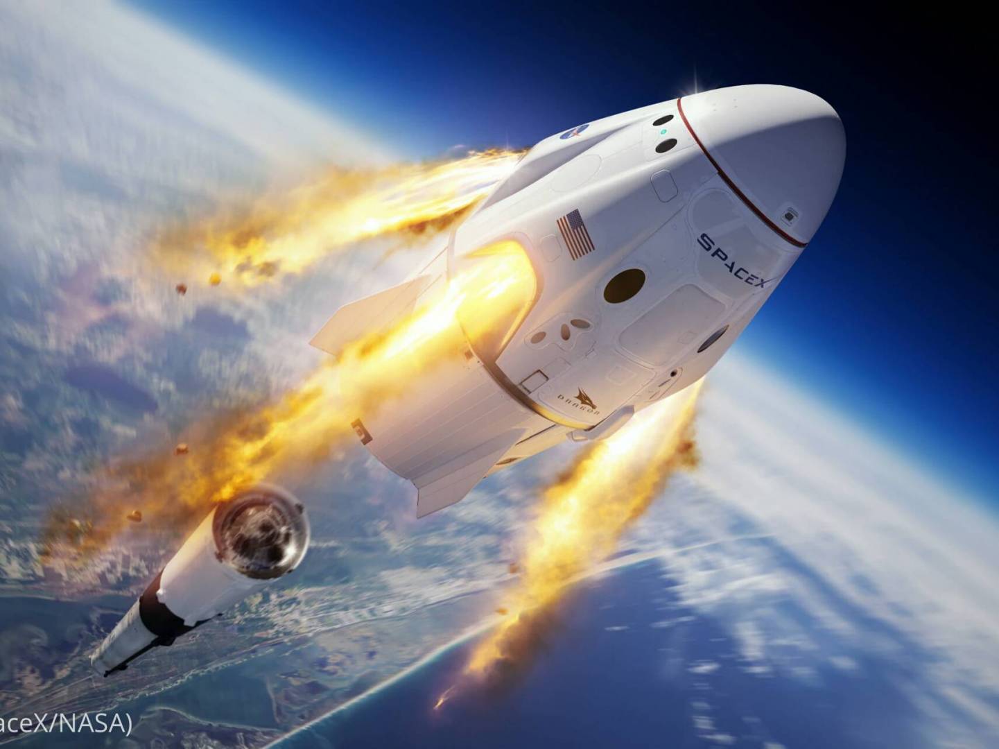ناسا : نجاح إطلاق مركبة الشحن Cargo Dragon 2 نحو محطة الفضاء الدولية