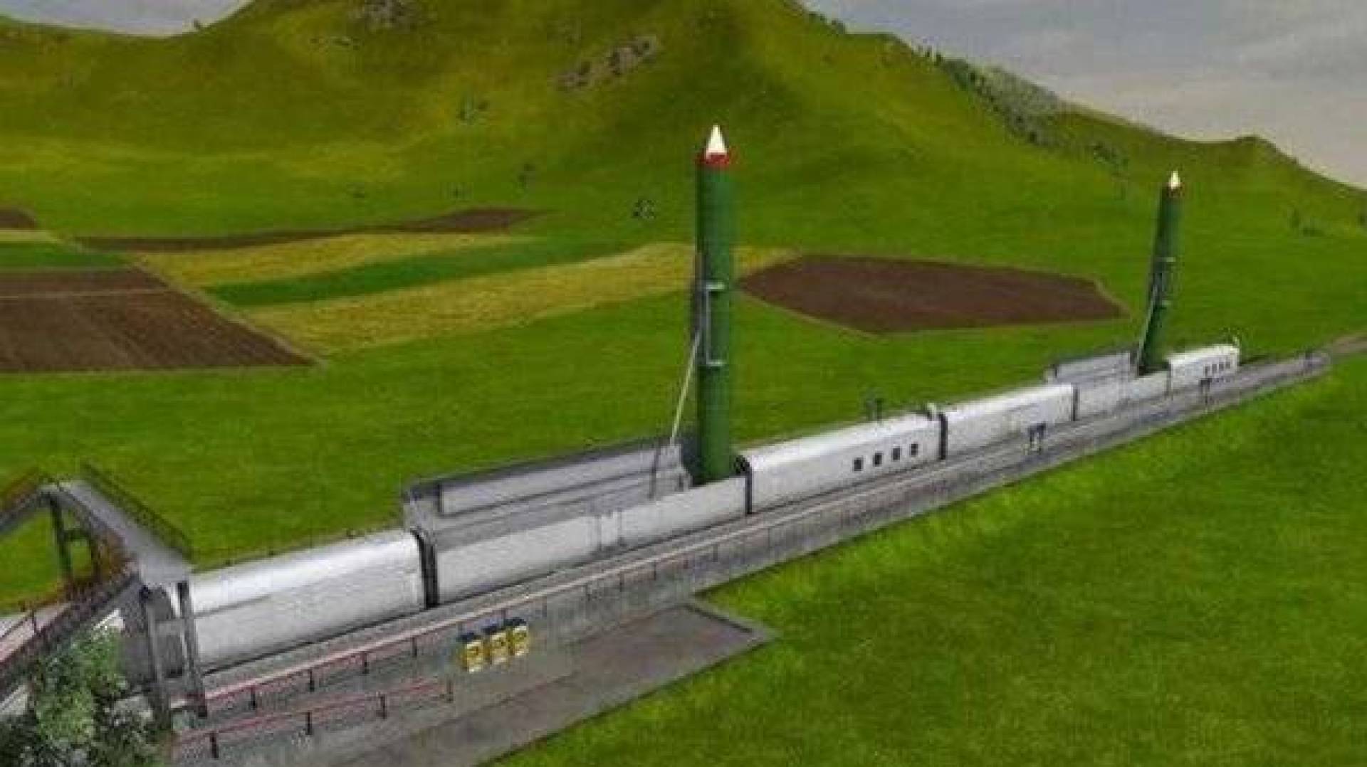 قطارات الصين عالية السرعة تحمل صواريخ نووية لردع الولايات الأمريكية و الدول الأوروبية.
