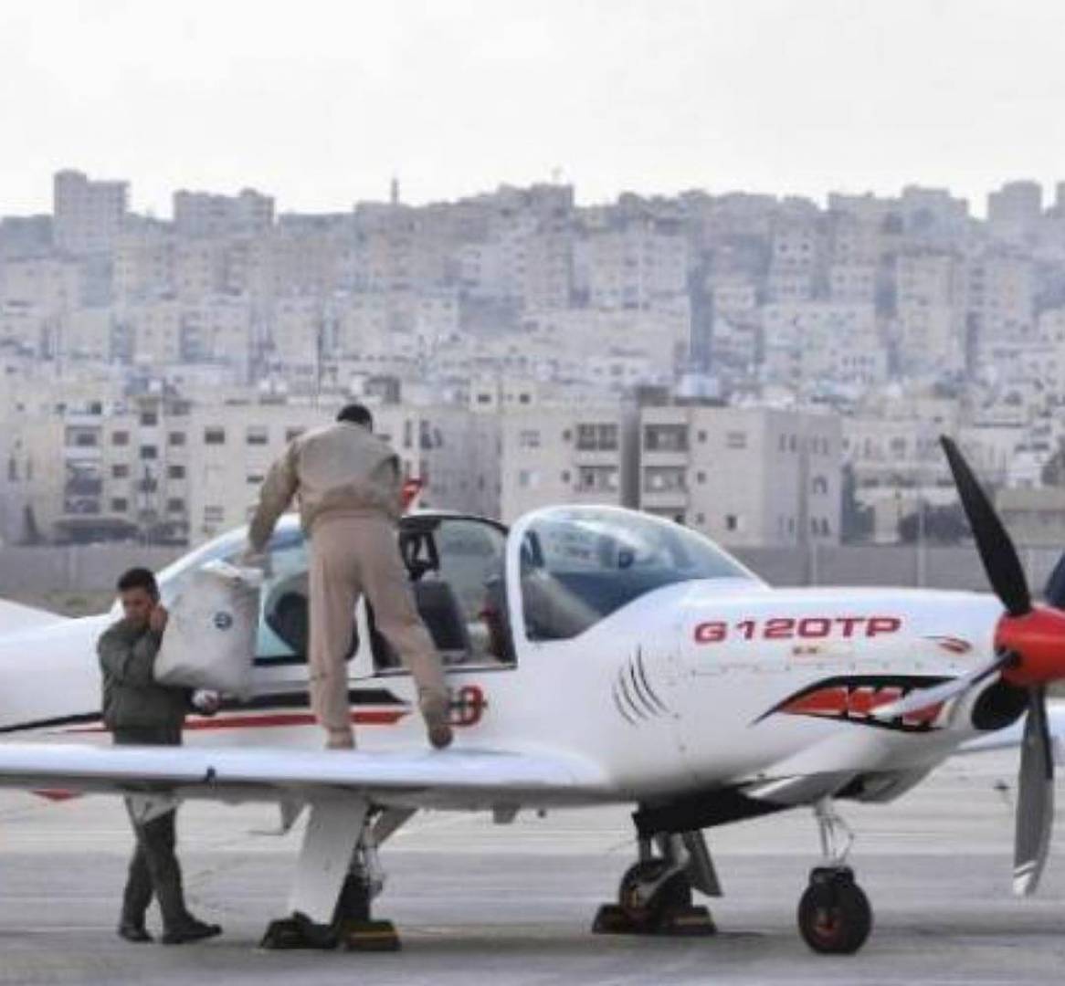 استشهاد طيارين أردنيين إثر سقوط طائرة تدريب في الرمثا