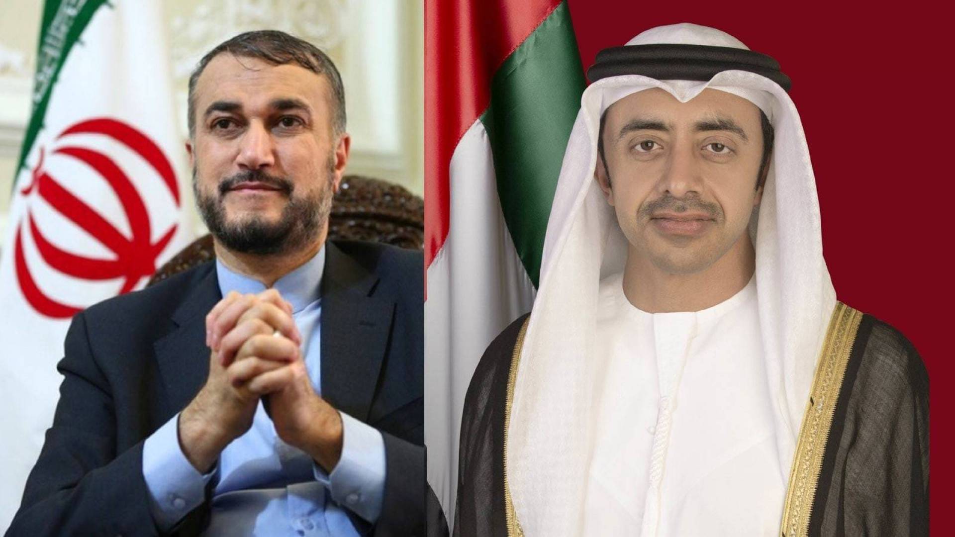 في اتصال هاتفي وزير الخارجية الايراني يناقش مع نظيره الاماراتي اخر تطورات القضايا الثنائية والإقليمية والدولية.