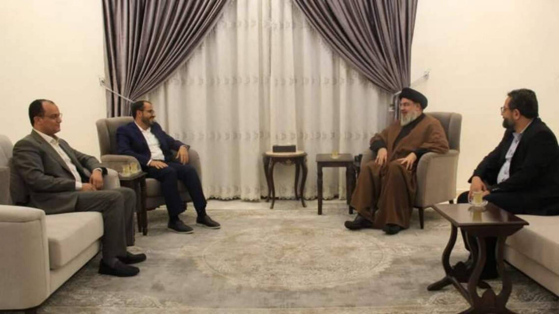 وفد من أنصار الله في ضيافة نصرالله