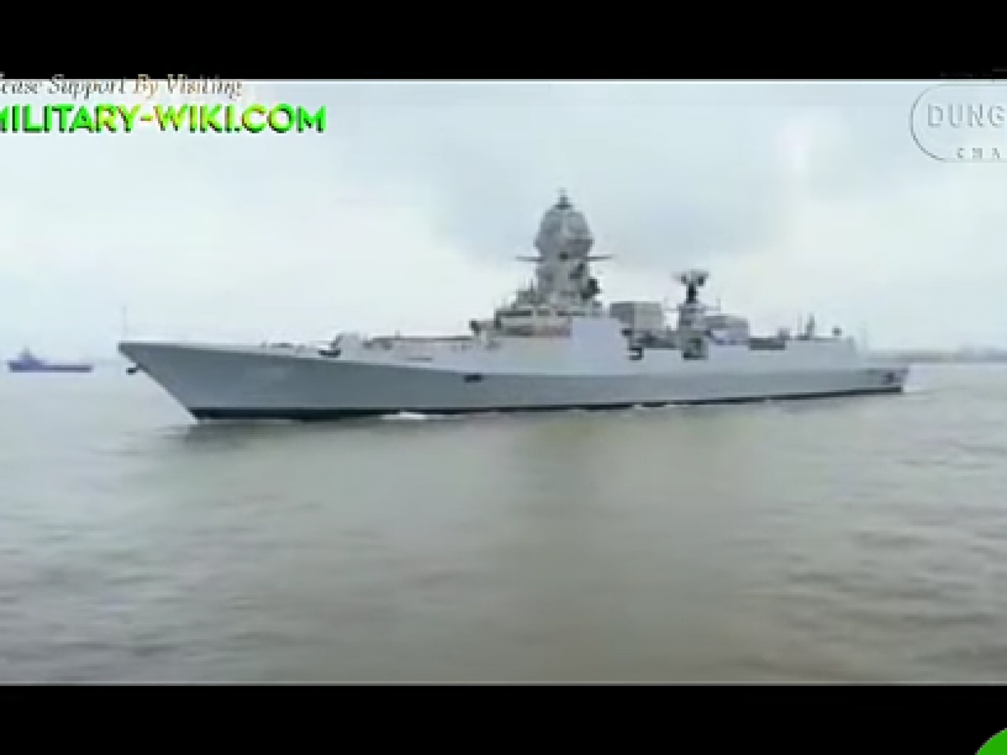 بالفيديو سلاح البحرية الهندية يتسلم مدمرة حربية جديدة من فئة P15B