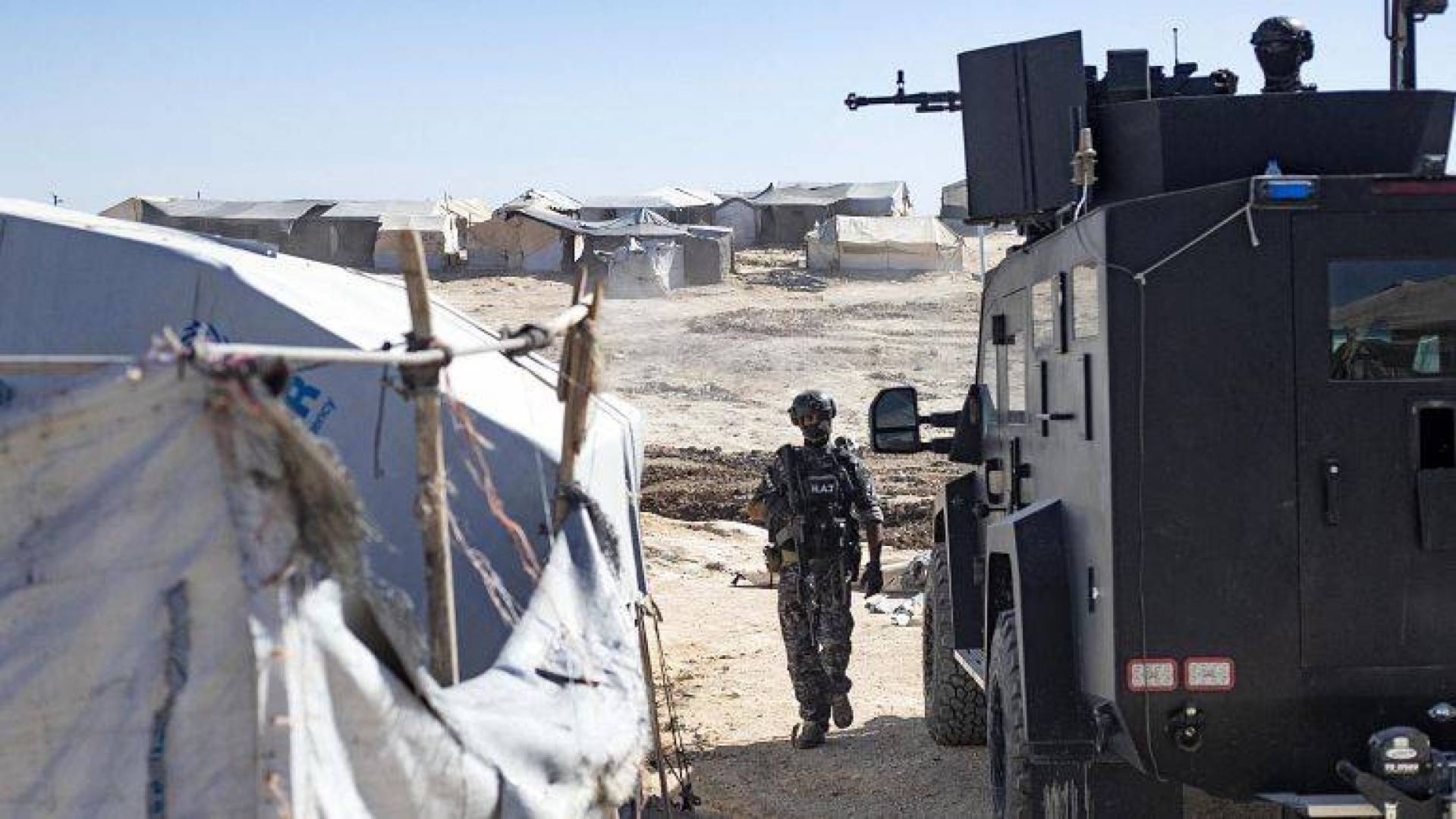 قصف تركي يستهدف مخيم الهول شمال شرق سوريا