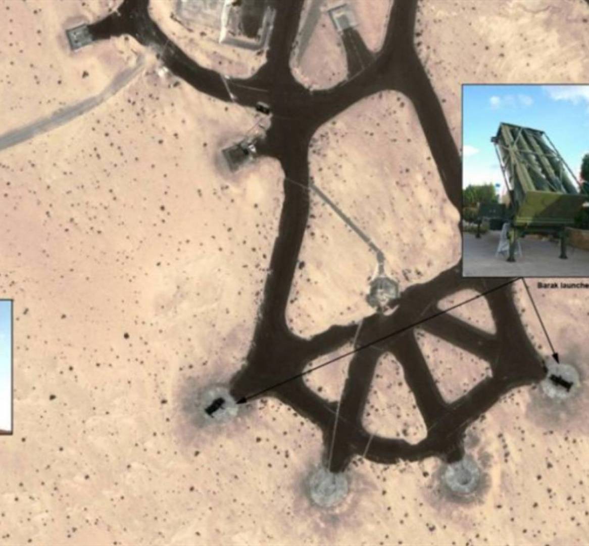 صور جوية لمنظومة «باراك» الإسرائيلية قرب قاعدة الظفرة الإماراتية