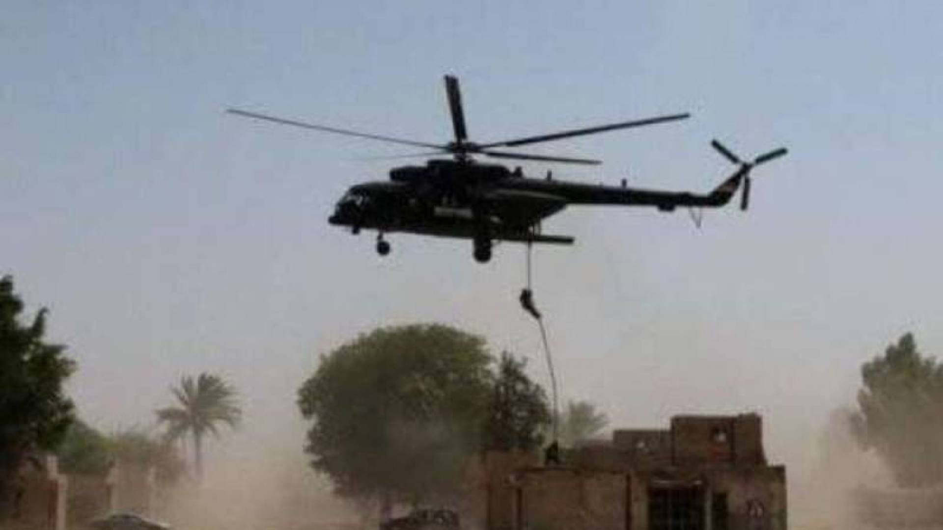 إنزال جوي أمريكي داخل قرية الزر شرق ديرالزور