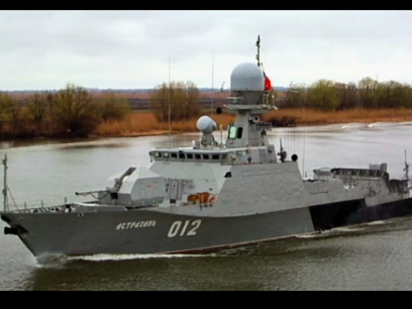 روسيا تنزل إلى المياه سفينة صاروخية جديدة