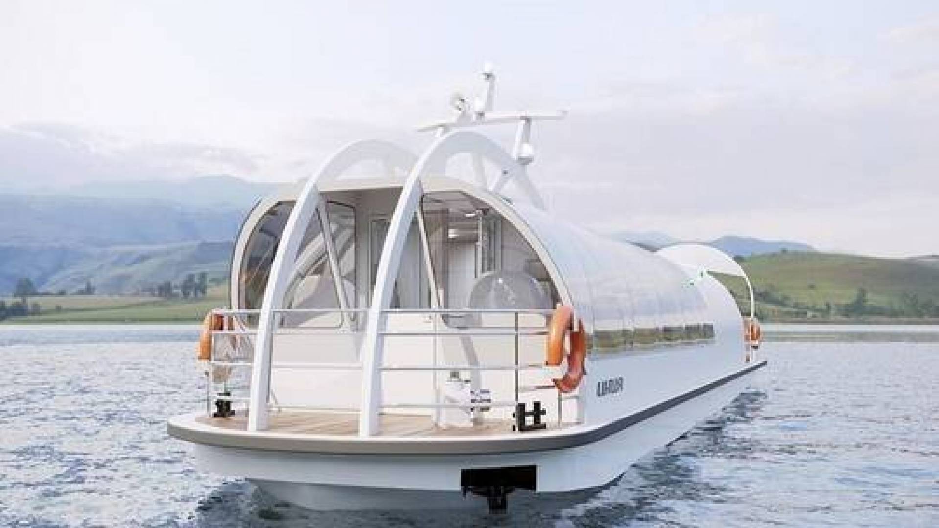 بناء سفينة الركاب النهرية الروسية الجديدة 