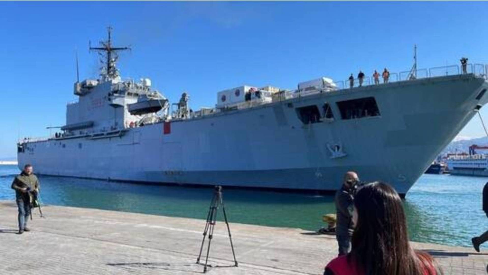 سفينة مساعدات إيطالية لمتضرري زلزال سوريا