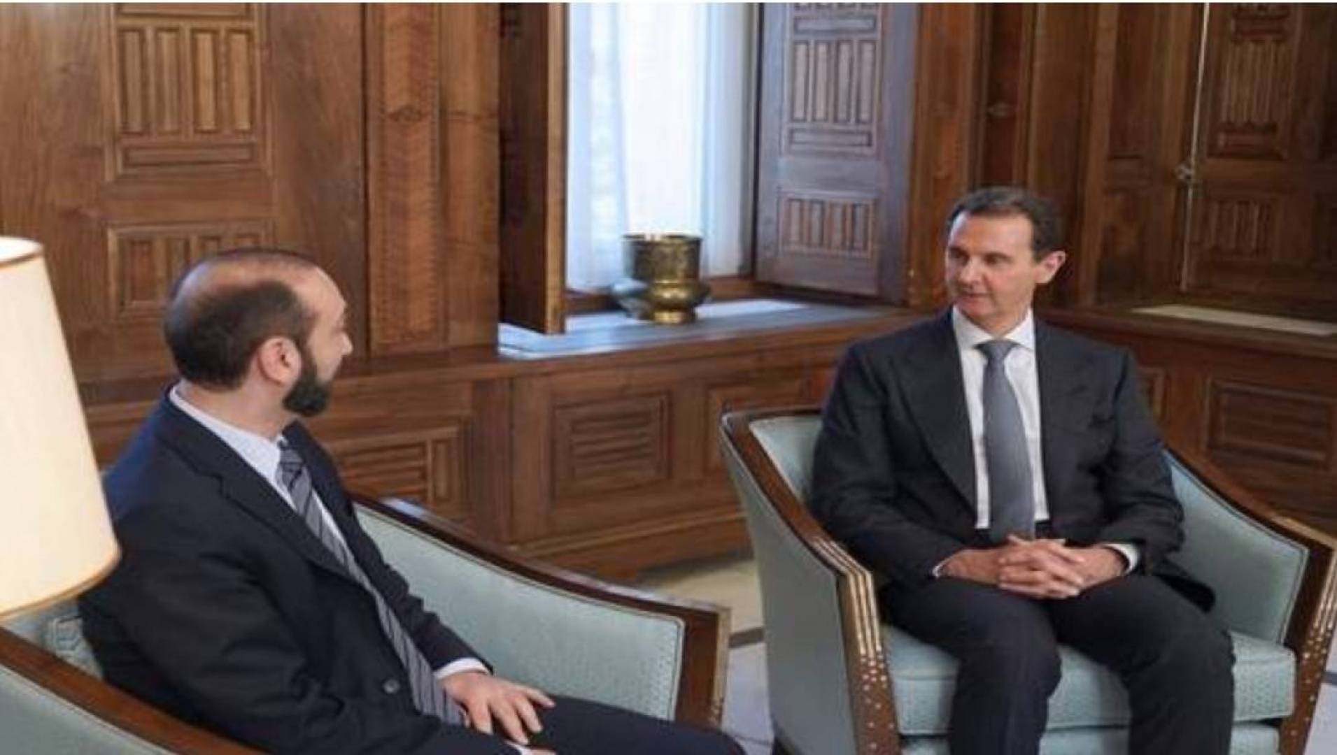 الأسد يشكر أرمينيا على مساعداتها لسوريا