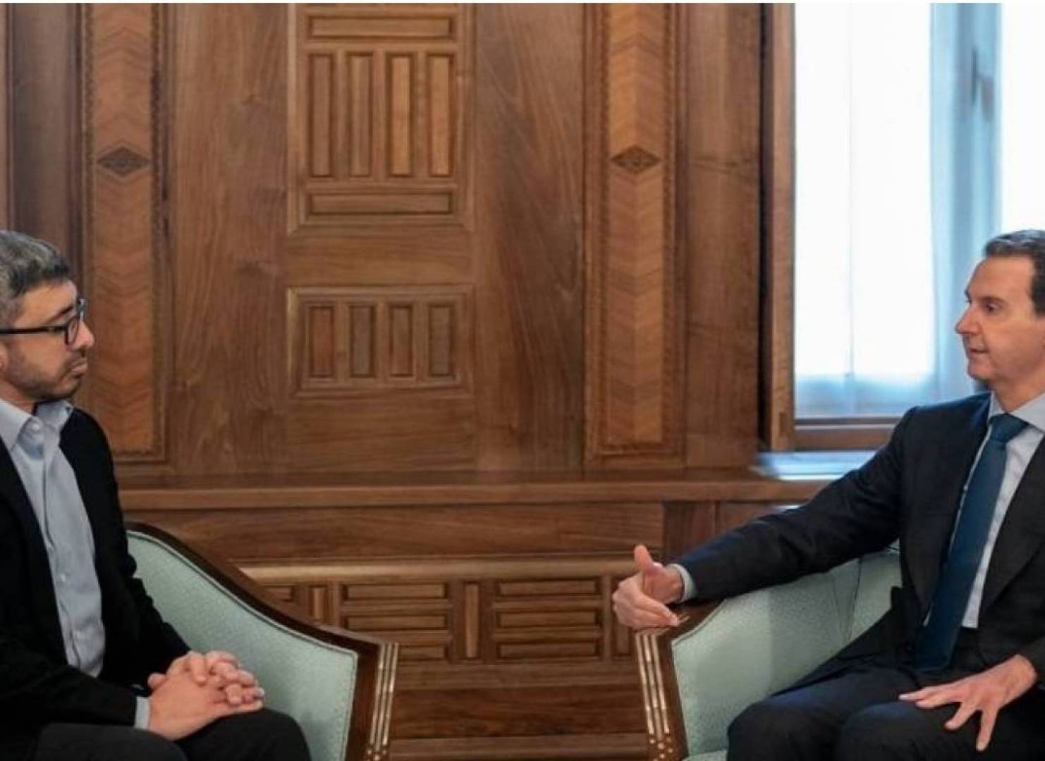 لبحث تداعيات الزلزال في سورية.. الأسد يستقبل أول مسؤول خليجي.. صور
