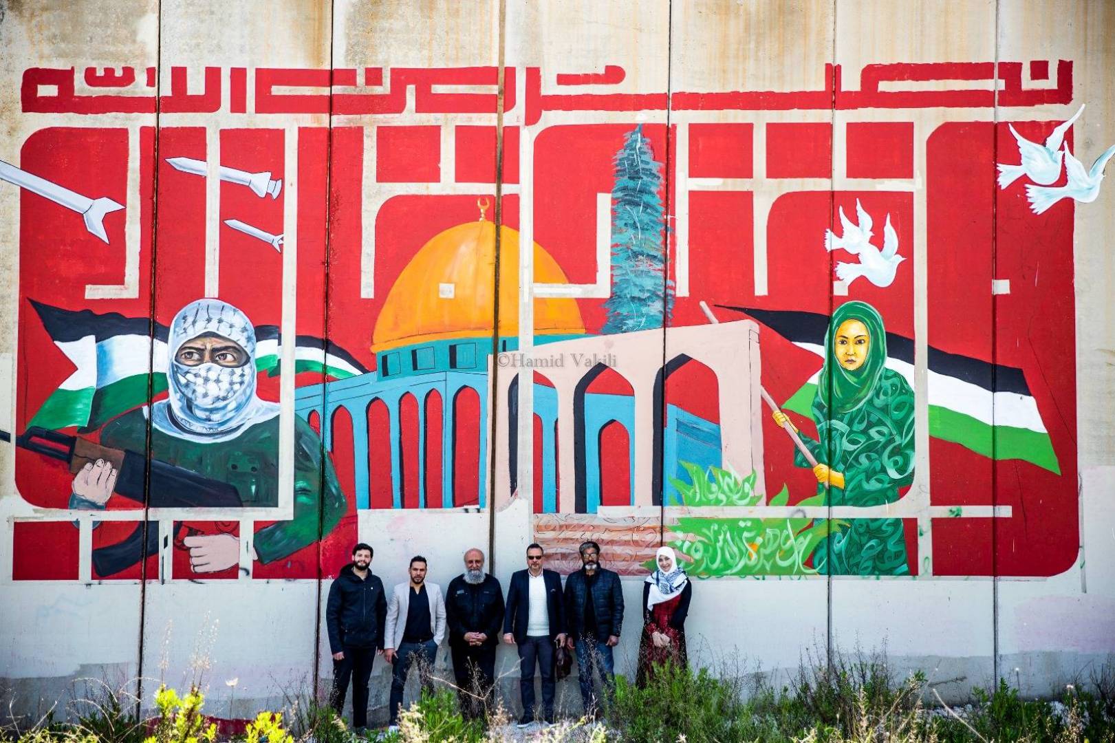 بالتزامن مع يوم القدس العالمي.. بالصور.. جدارية 