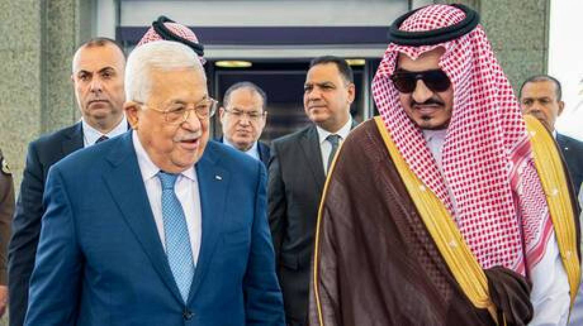 وصول الرئيس الفلسطيني محمود عباس إلى السعودية 