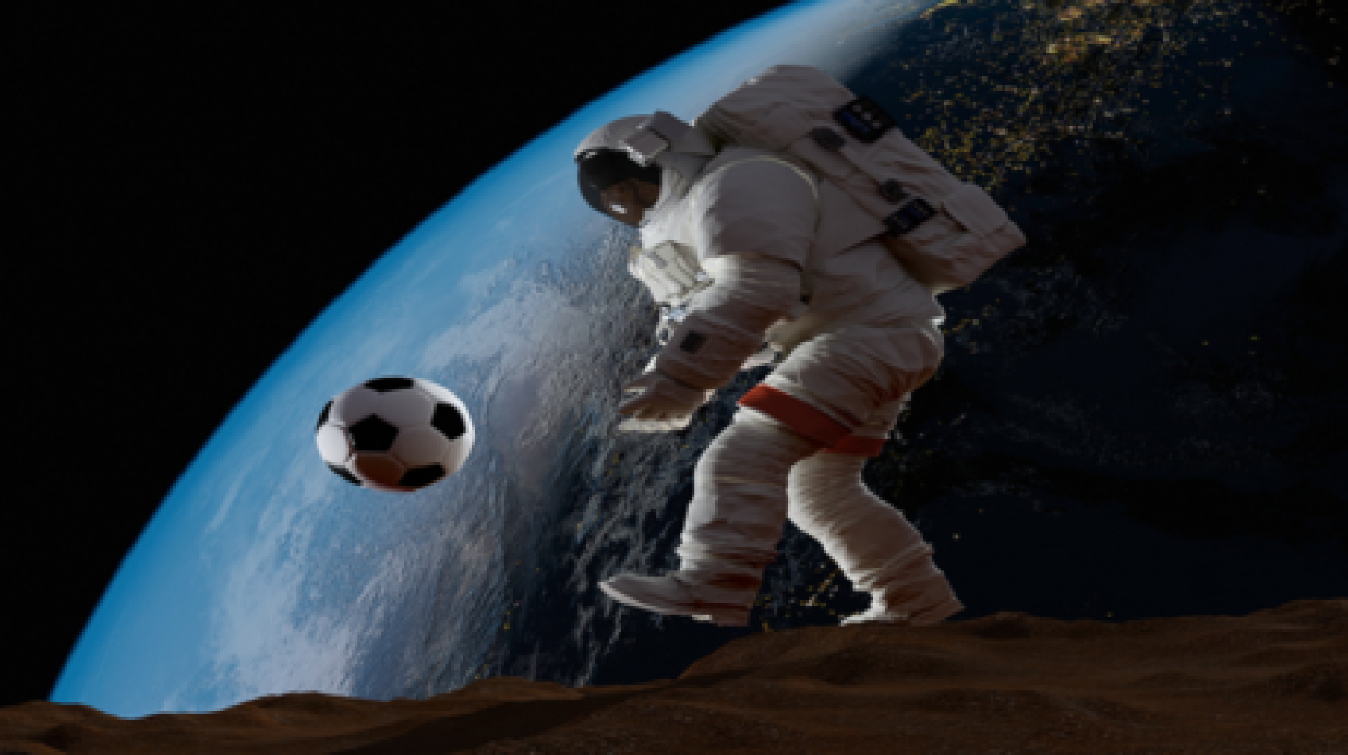 تفاصيل خطة إقامة مباريات كرة قدم على سطح القمر