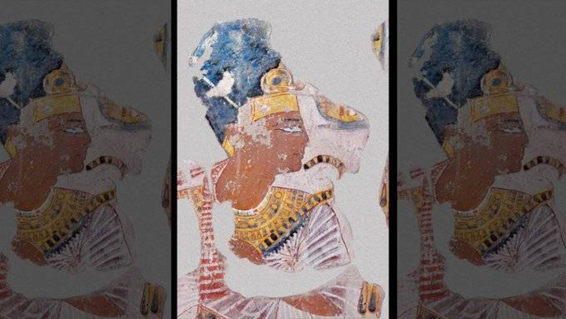 تفاصيل مخفية اكتشفت خلال التحليل بالأشعة السينية للوحة الفرعون المصري رمسيس الثاني