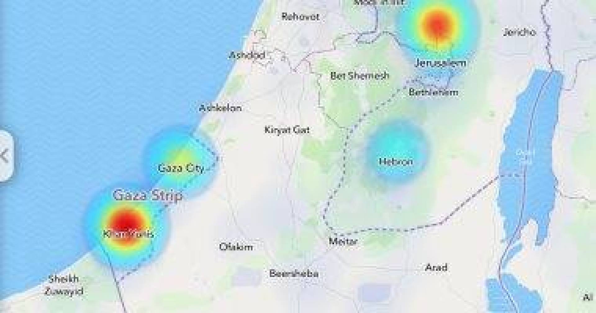 غزة في Snap Map: شهادة حية على الأزمة الإنسانية