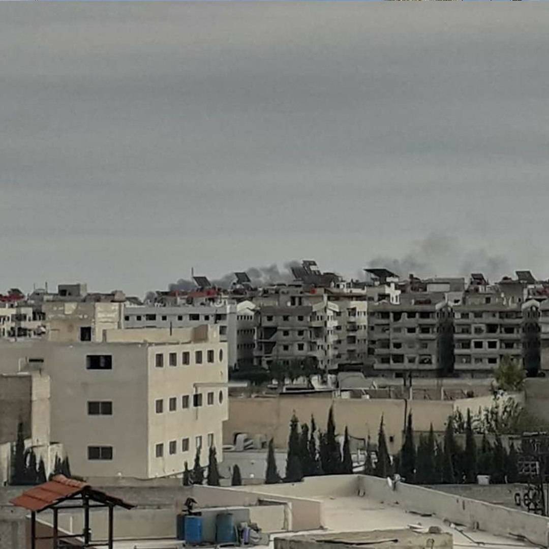 عدوان إسرائيلي يستهدف منطقة السيدة زينب بريف دمشق (فيديو)