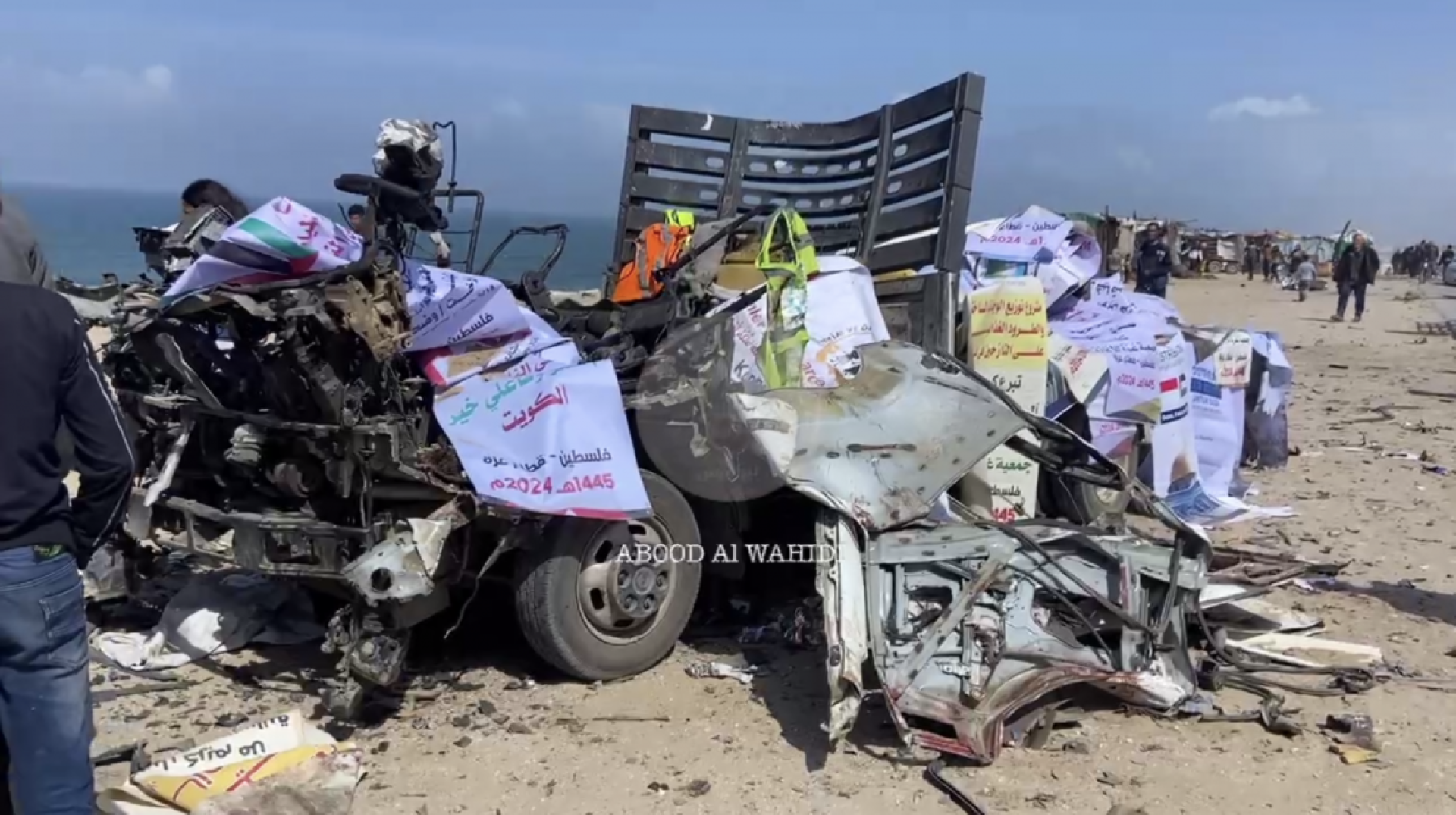 مجزرة جديدة بحق الجياع: 9 شهداء في استهداف شاحنة مساعدات