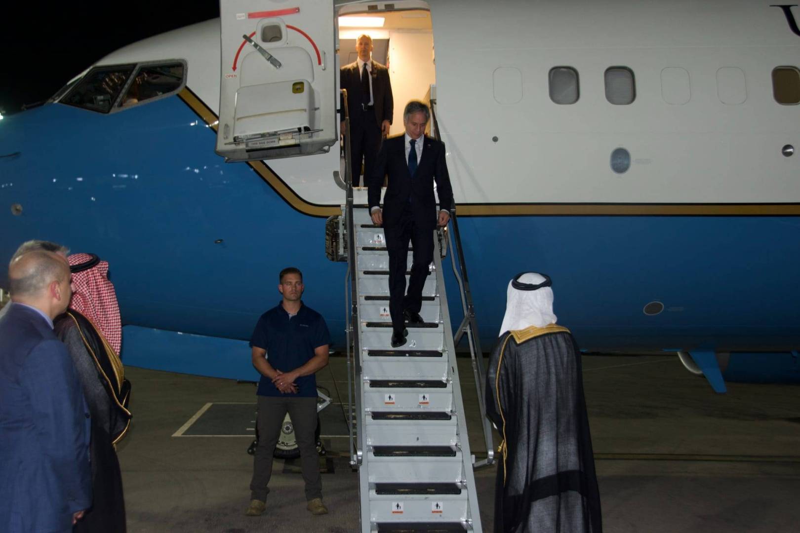بلينكن يصل إلى السعودية لمواصلة المباحثات حول غزة مع القيادة السعودية