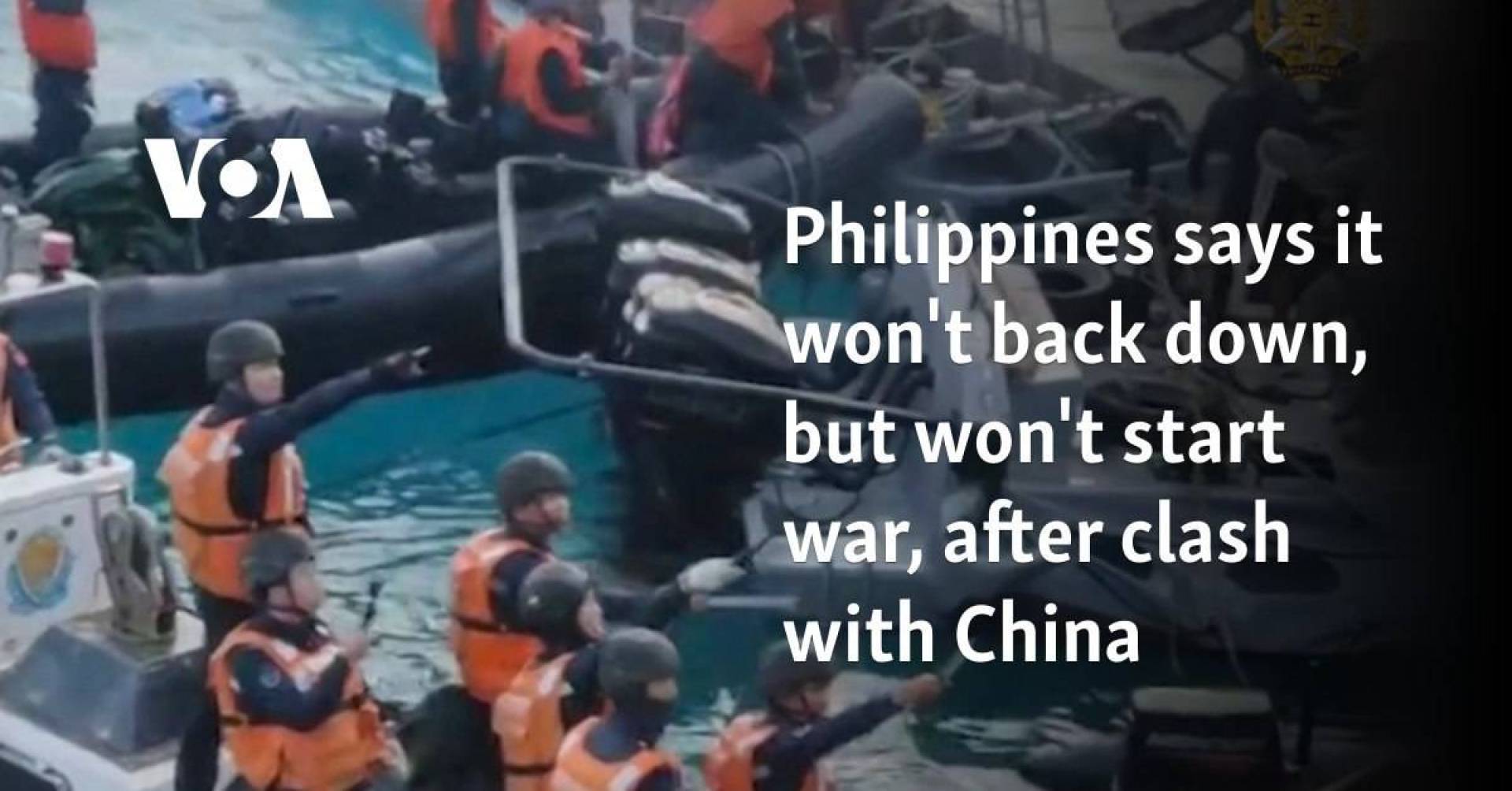 رئيس الفلبين يؤكد على أن الفلبين لن تشعل حرباً رغم الاعتداءات الصينية