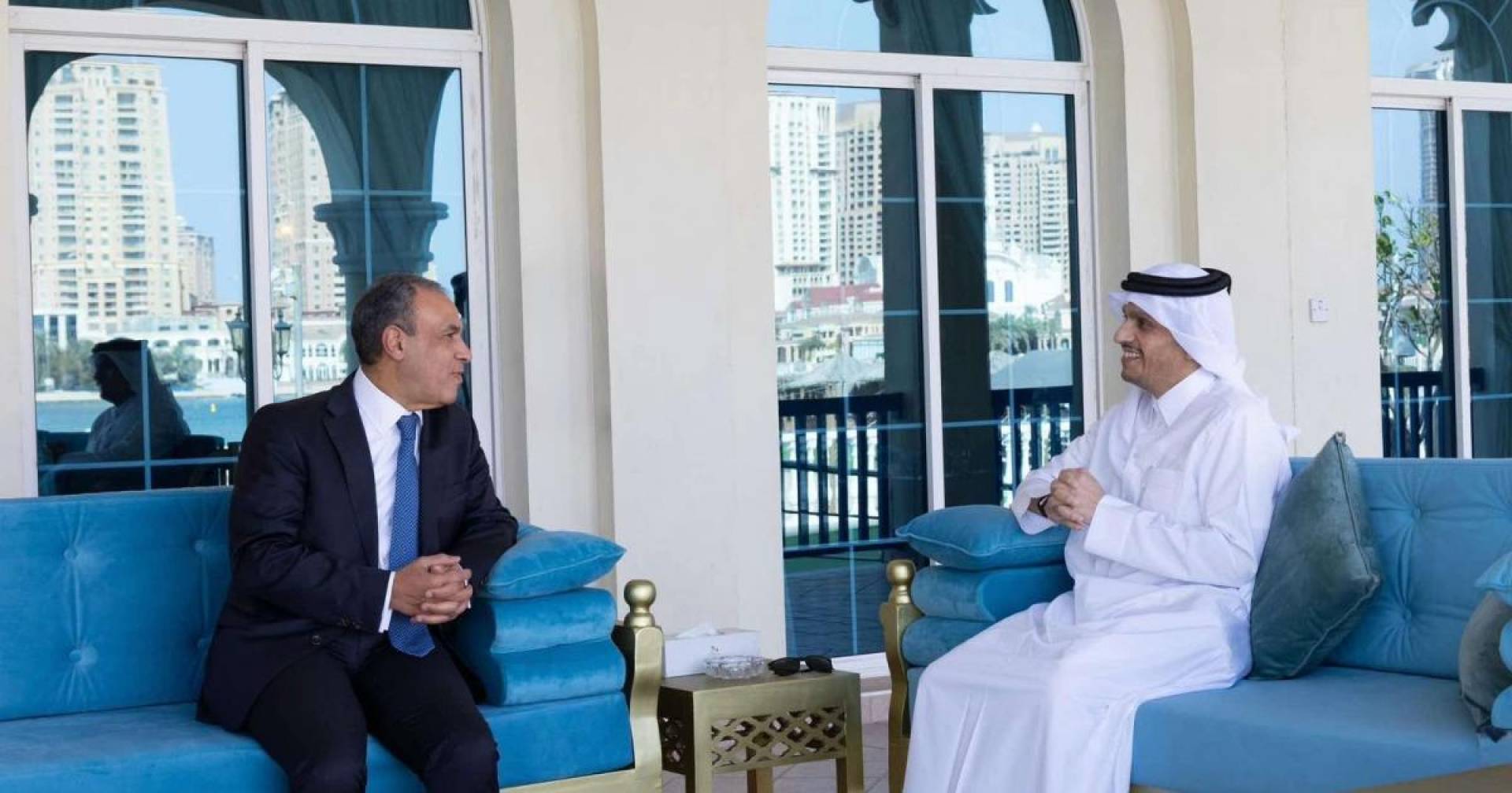 وزيرا خارجية مصر وقطر يبحثان جهود استئناف وقف إطلاق النار في قطاع غزة