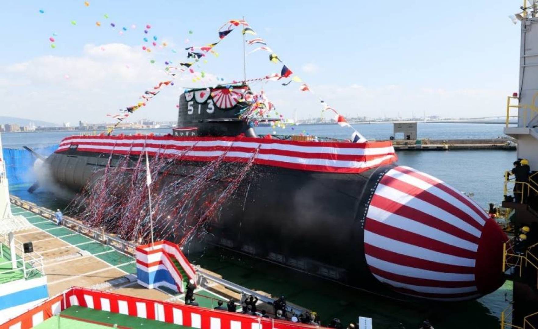 البحرية اليابانية تستعد لإطلاق الغواصة السادسة من فئة تايغي