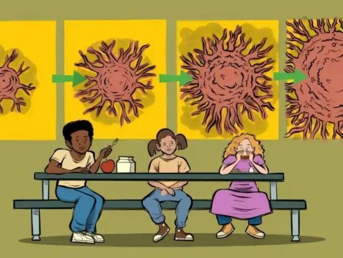 تأثير الأمن الغذائي على نمو الأورام لدى الأطفال