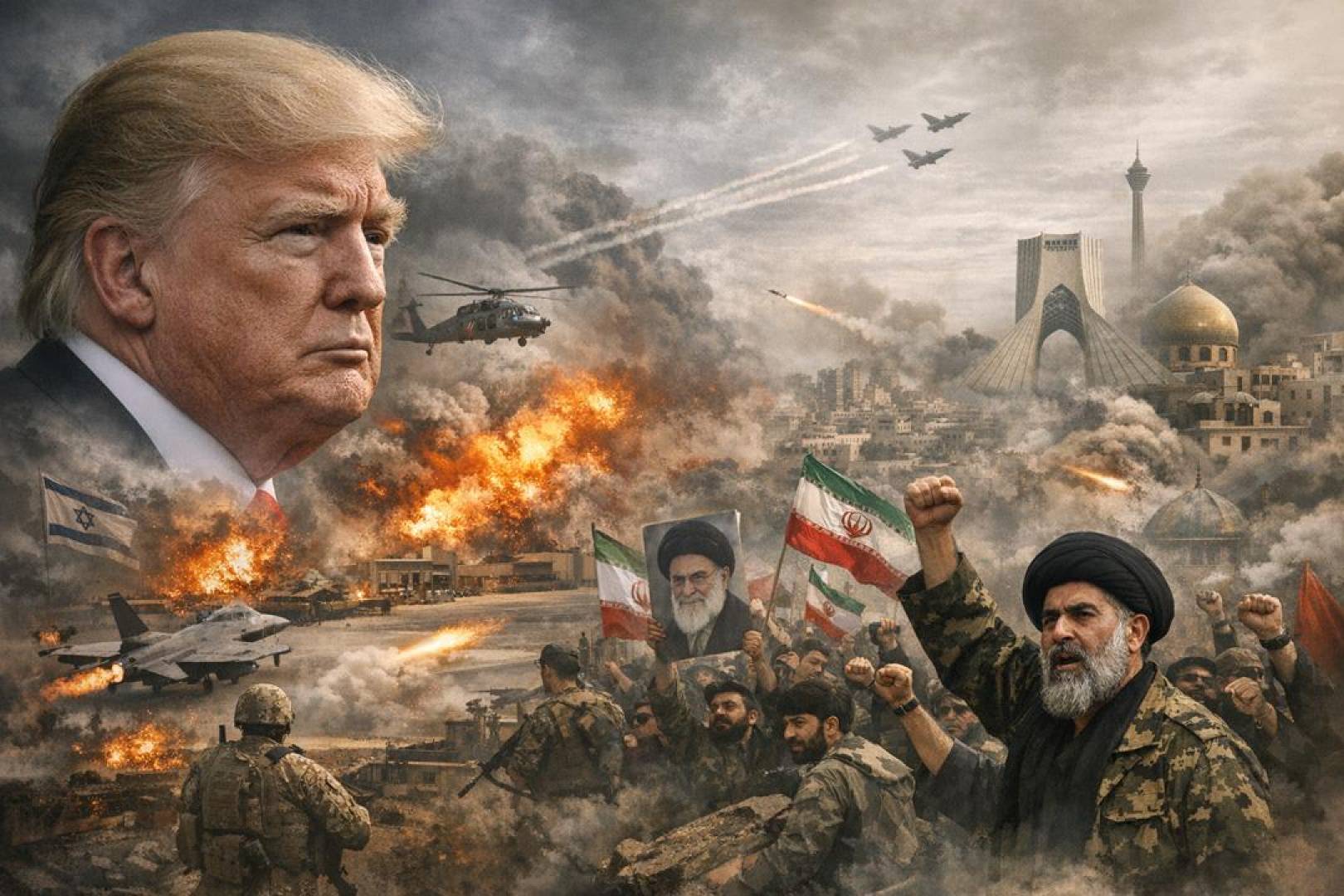 حرب بلا أفق واضح: ترامب وإيران بين التخبط والرهانات الخاسرة