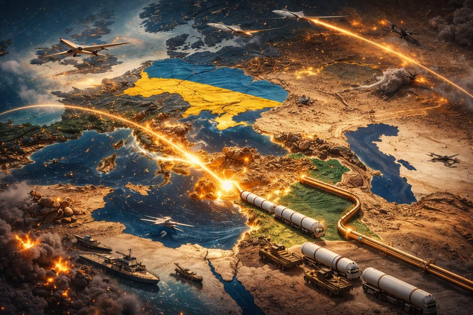 من كييف إلى دمشق: شراكة تتشكل بين الحرب والتحول الدولي