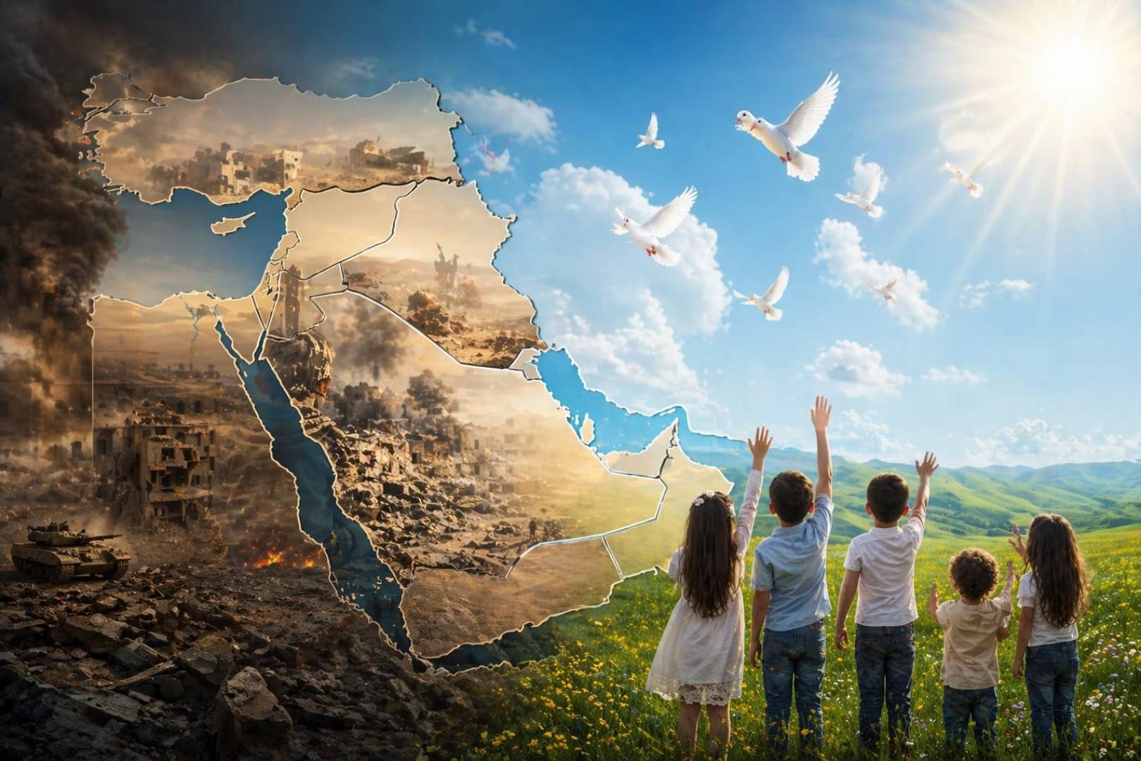 حكاية الشرق الأوسط … حيث لا تنتهي الحروب ولا يموت الأمل