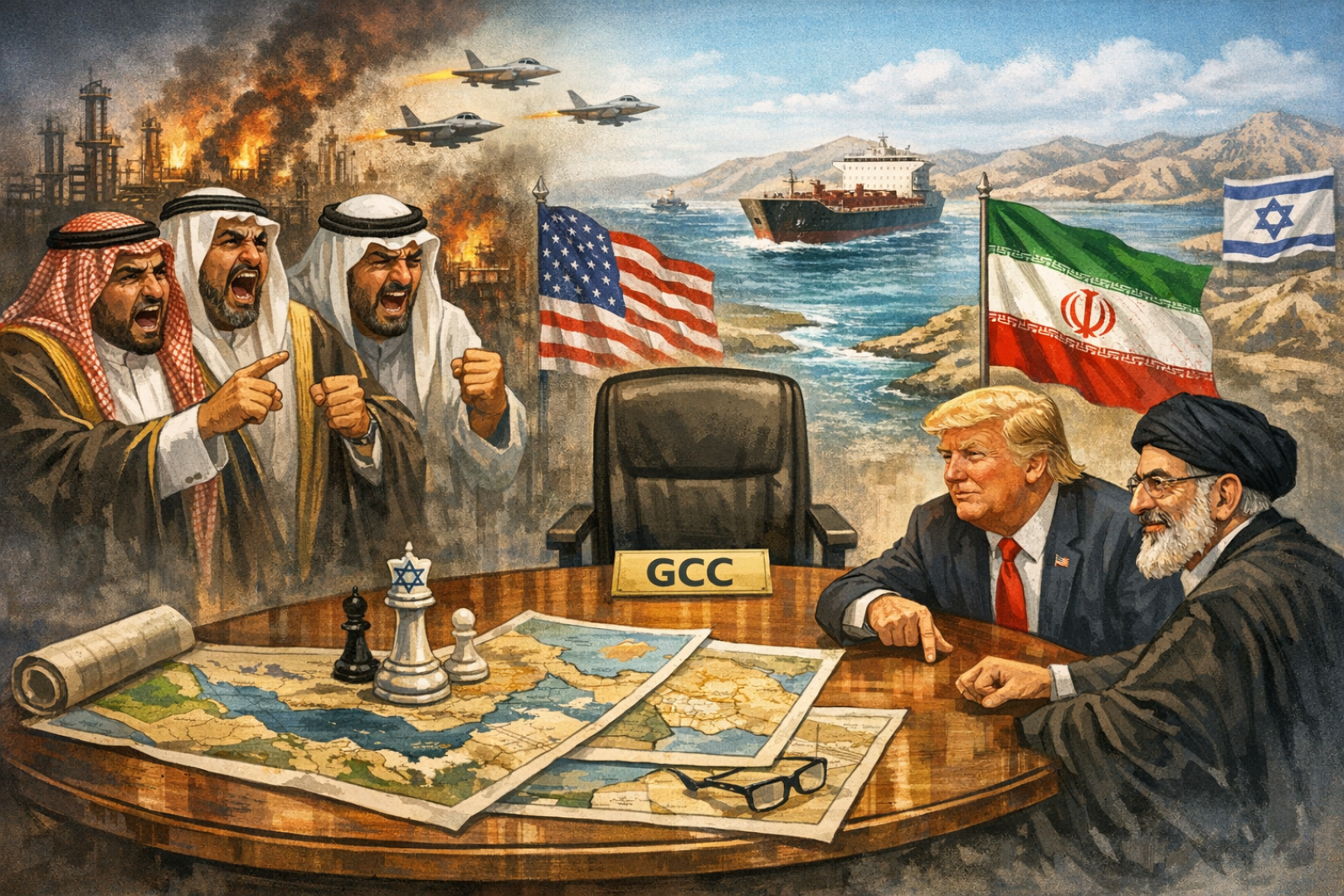 صراخٌ خليجي ... ومقعدٌ على الطاولة لحفظ ماء الوجه