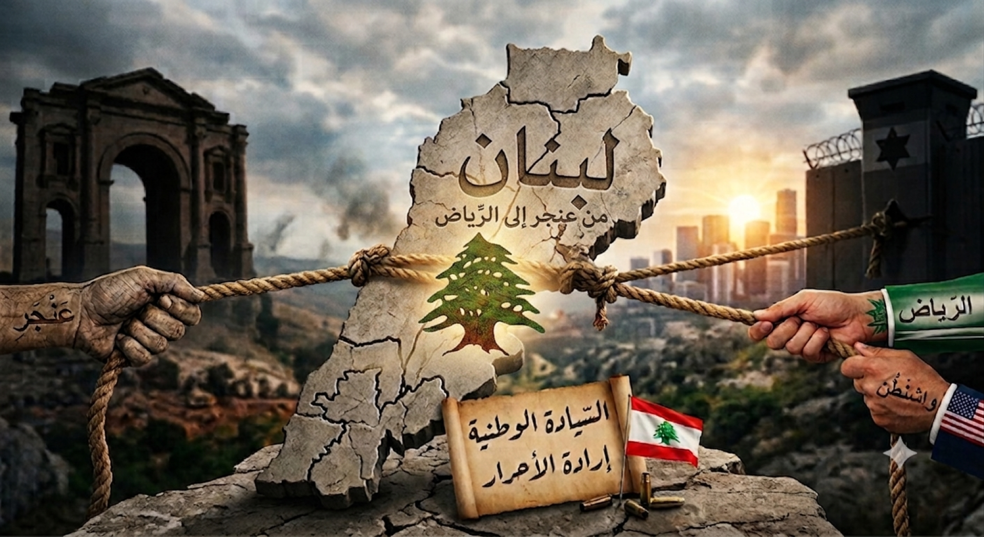 مِنْ «عَنْجَر» إِلَى «الرِّيَاض وَوَاشِنْطُن وَتَلْ أَبِيب»: لُبْنَانُ بَيْنَ صُكُوكِ الِارْتِهَانِ وَثَوَابِتِ السِّيَادَةِ