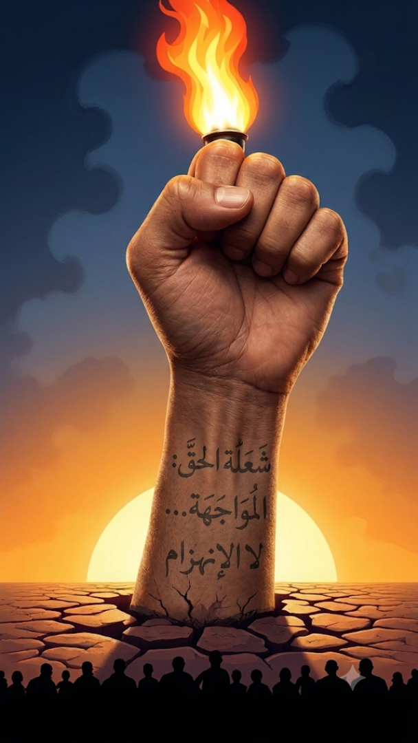 شُعْلَةُ الحَقِّ: المُوَاجَهَةُ لا الِانْهِزَامُ