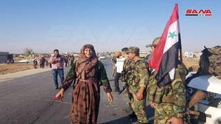 الجيش السوري يطهر قرى وبلدات في  الشمال السوري، والمواطنين يسقبلونه ببهجة وسرور