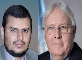 السيد الحوثي لغريفث:رهان العدوان على تحريك الورقة الإقتصادية والعسكرية رهان فاشل ولا يصنع سلاماً