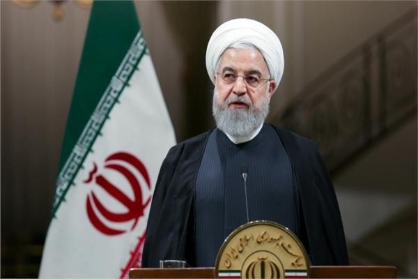 الرئيس الإيراني حسن روحاني : لا تهددوا أبدا الشعب الايراني العظيم