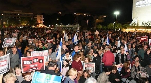 مظاهرات في الكيان تطالب باستقالة نتنياهو