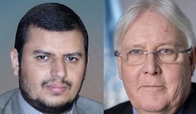 لقاء يجمع مبعوث الأمم المتحدة بالسيد عبدالملك الحوثي قائد انصار الله