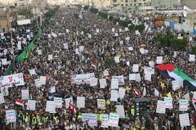اليمن: في مسيرات حاشدة اليمنيون يرفضون صفة القرن و يؤكدون وقوفهم مع فلسطين شعبًا وأرضًا ومقدسات