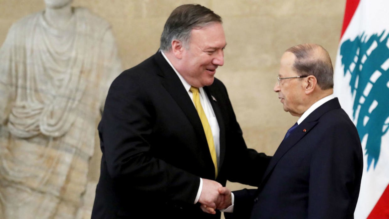 ماذا قال بومبيو عن الحكومة اللبنانية الجديدة؟