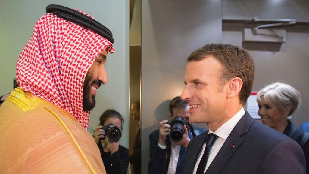 ماكرون تعلم حلب بن سلمان من ترامب