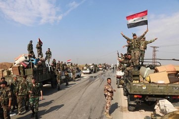 الجيش السوري يستعيد قمحانة على طريق سراقب ويعثر على مستودعات 