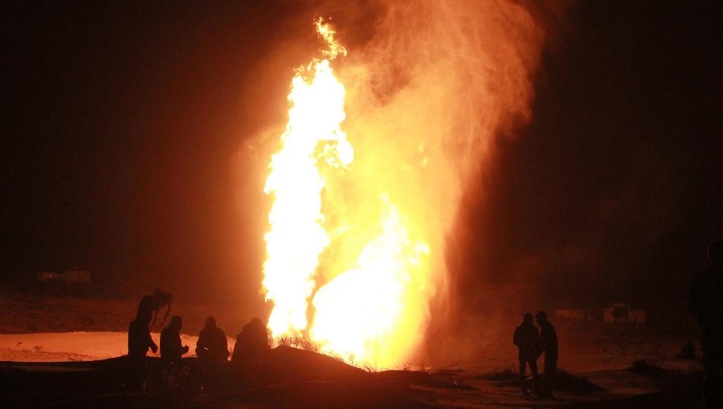 مسلحون يفجرون الخط الناقل للغاز من 