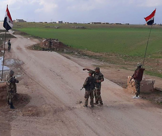 بالفيديو حواجز سورية تمنع دورية للجيش الأميركي من العبور بريف الحسكة